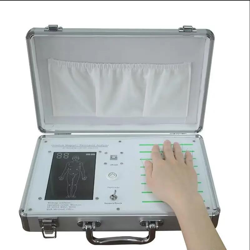 New technique Hand touch Quantum Magnetic Resonance Body Analyzer