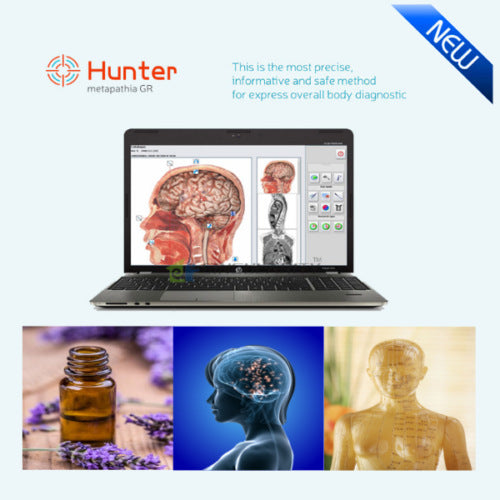 New Bio Resonance system Hunter 18D 4025 NLS with Metapathia