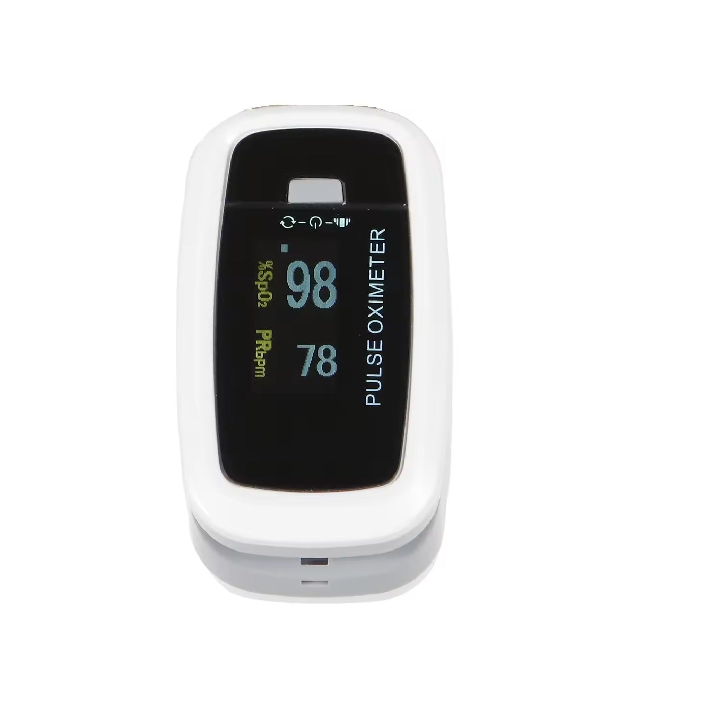 JYTOP CMS50D1 White Screen Finger Pulse Oximeter Blood Oxygen Monitor Oxymetre