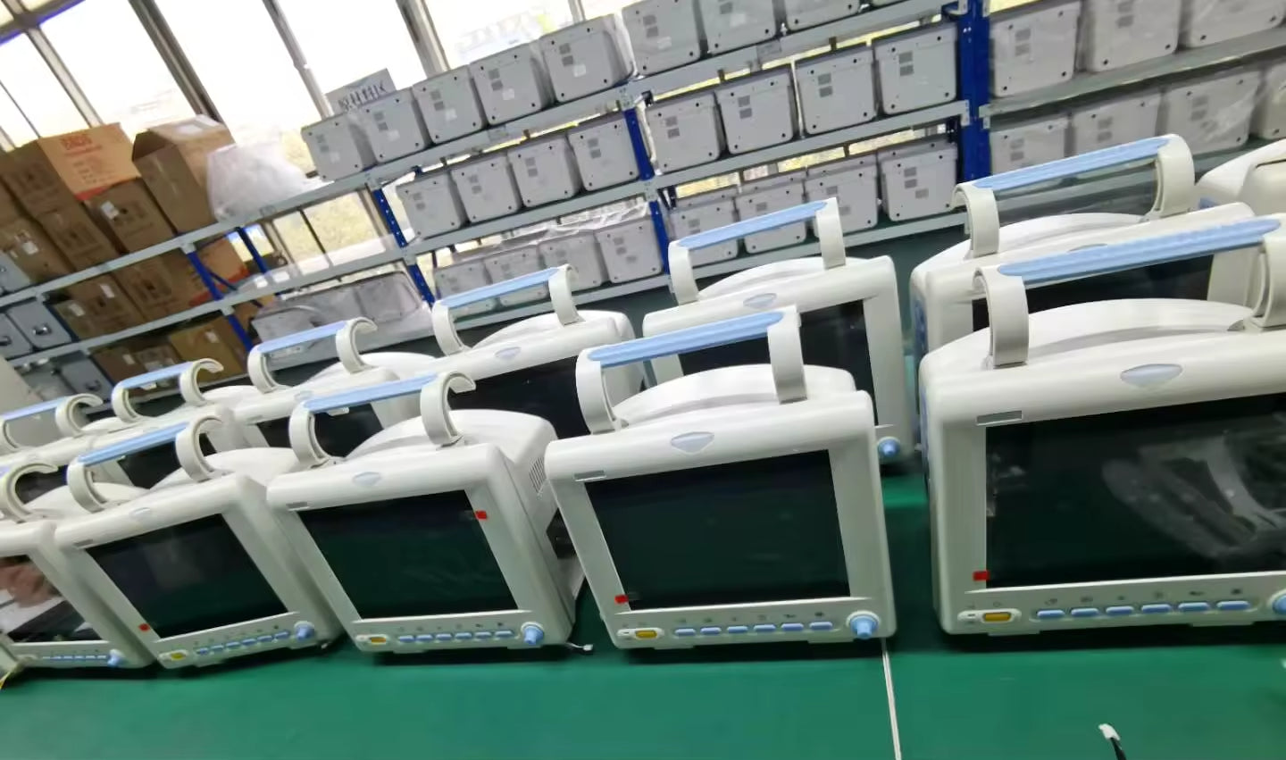 JYTOP KN-601A Manufacture Price Portable 7 Inch 6 Parameter Pet Vet Ecg Nibp Resp Ibp P Human Health Patient Monitor