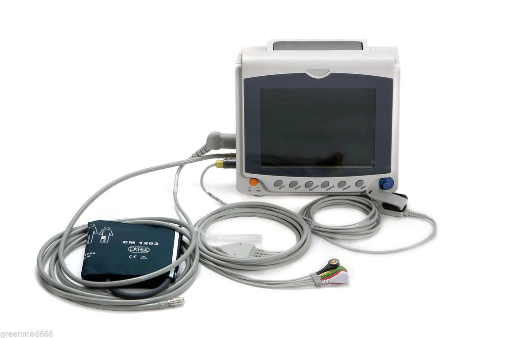 JYTOP CMS6000C Portable Capnograph Patient Monitor CO2 Vital Signs Monitor 6 parameters+ETCO2