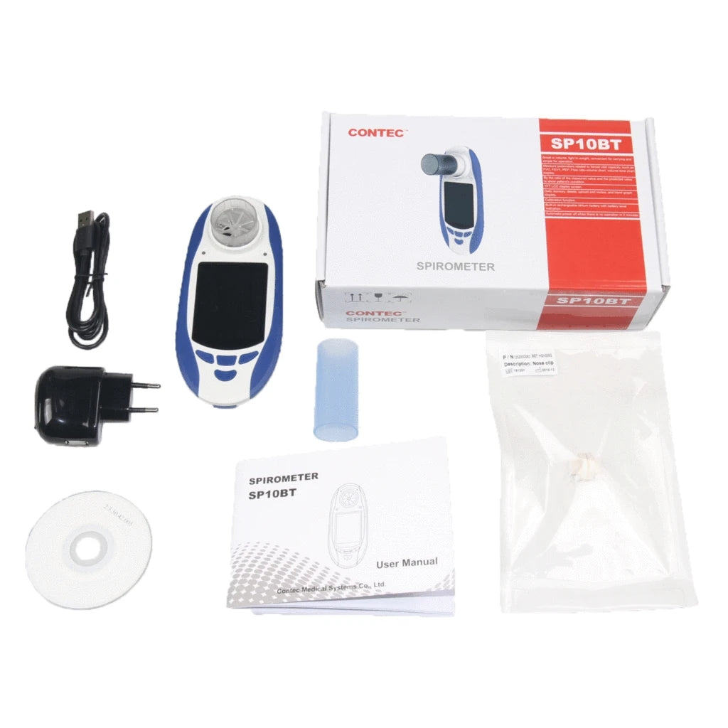 JYTOP SP10BT Digital Lung Volume device Spirometer Pulmonary Function+Bluetooth