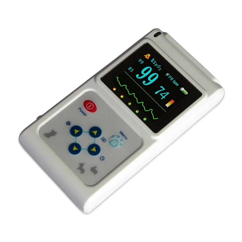 JYTOP CMS60D-VET SPO2 Pulse Oximeter, Tongue Ear Blood Oxygen Monitor FDA