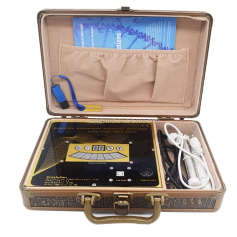 Portable with Report Quantum Resonance Magnetic Analyzer Set
