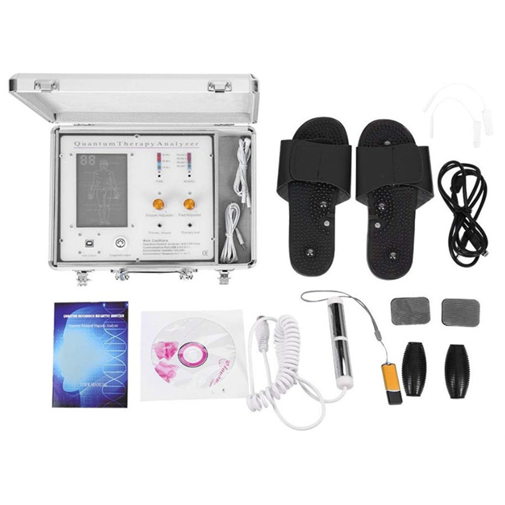 Quantum Magnetic Resonance Analyser Machine Body Therapy