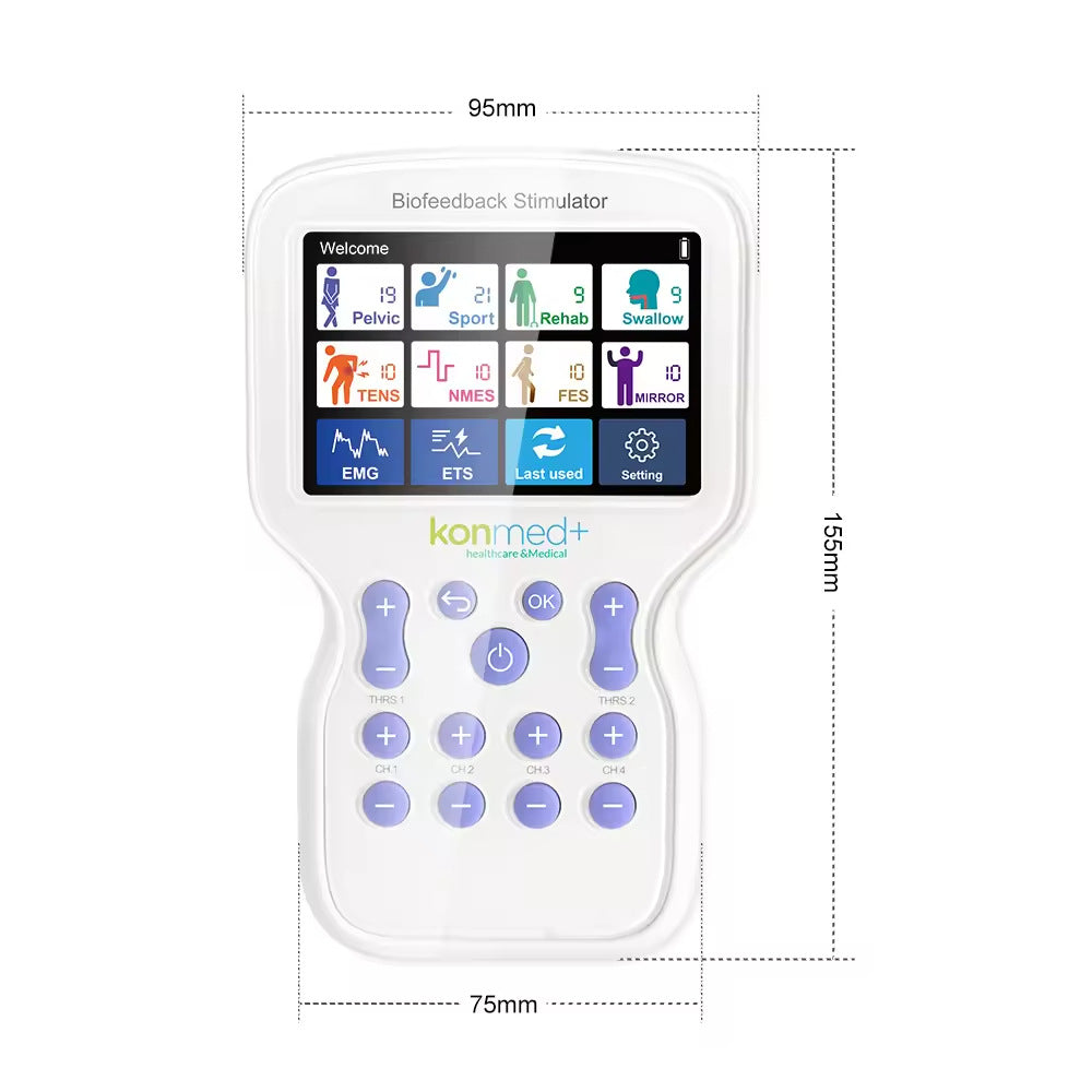 KM580 Touch Screen Four Channels EMG Biofeedback Stimulator