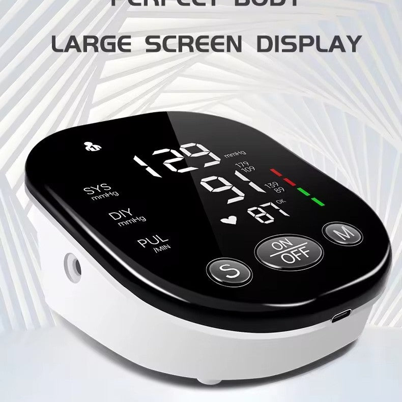 JYTOP Digital Blood Pressure Monitor Upper Arm Type BP Machine