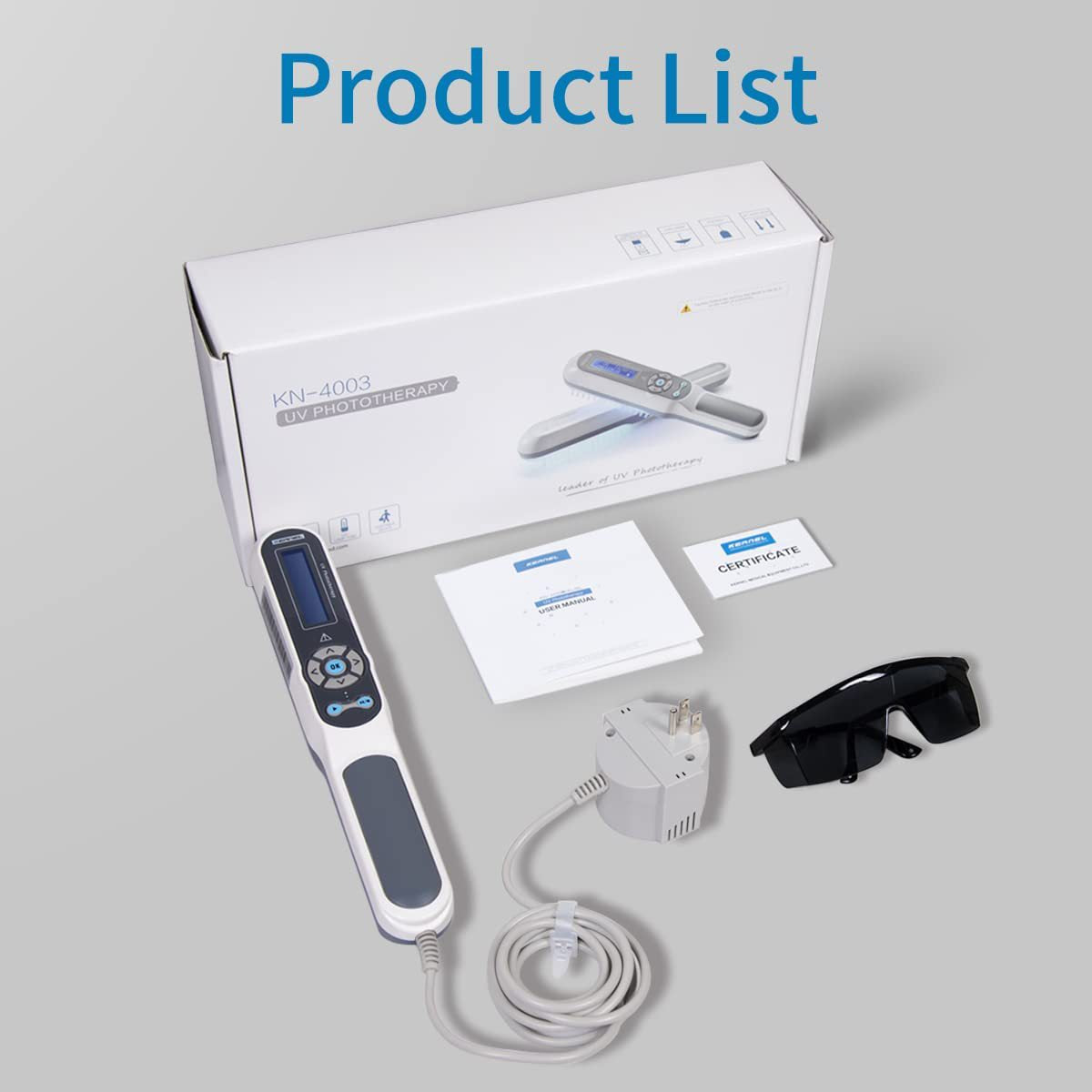 JYTOP KN-4003B/BL Portable Handheld Home Use UV Phototherapy 311nm