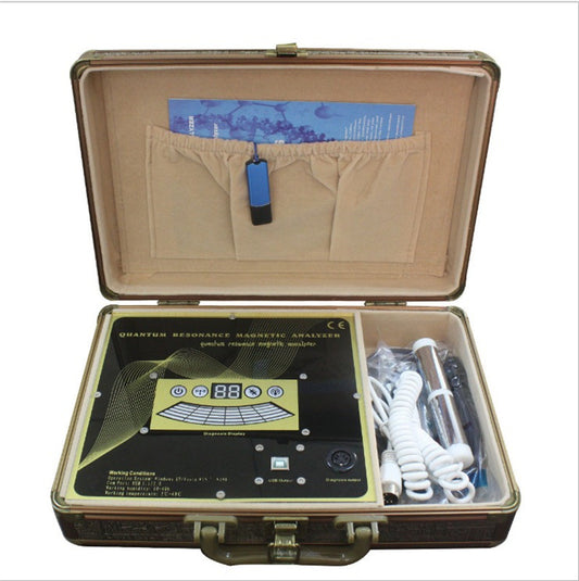 Portable with Report Quantum Resonance Magnetic Analyzer Set