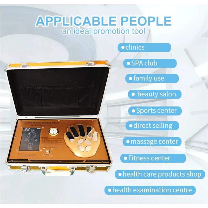 JYTOP Hand Touch Spanish English Quantum Analyzer Machine Magnetic