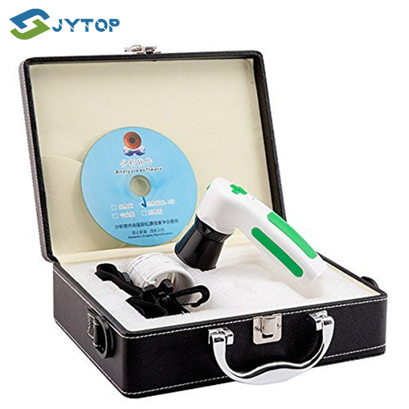 JYTOP 12 MP USB Iriscope Diagnostic Eye Camera HD 30x Iris Lens CCD Analysis Software