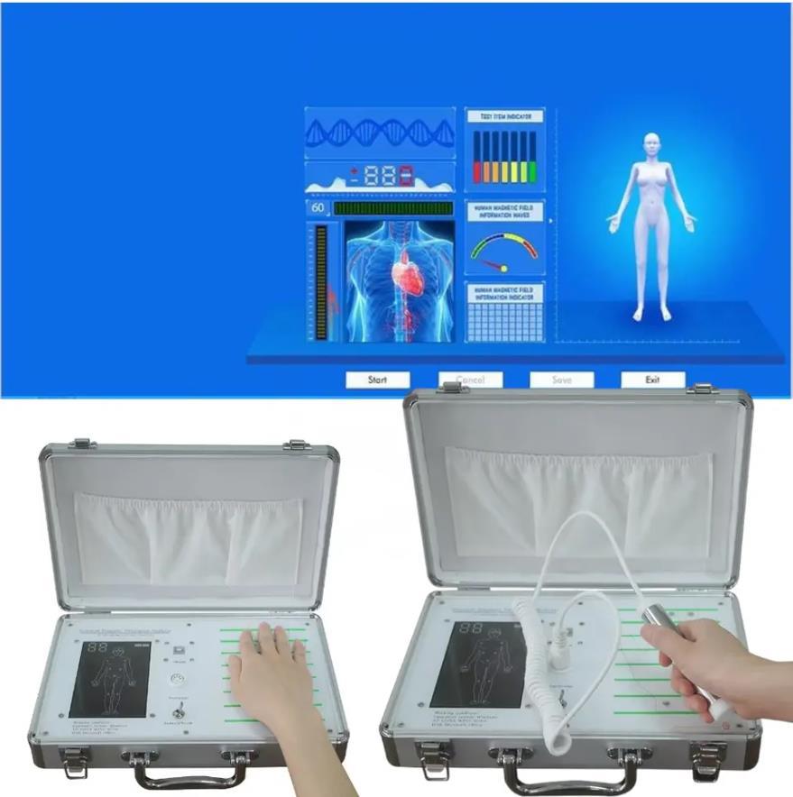 New technique Hand touch Quantum Magnetic Resonance Body Analyzer