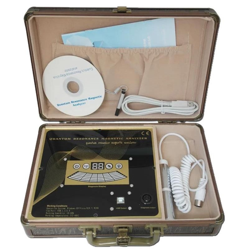 Portable with Report Quantum Resonance Magnetic Analyzer Set