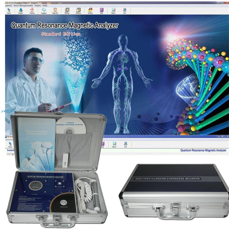 JYTOP English&Spanish&French Quantum Magnetic Resonance Body Analyer