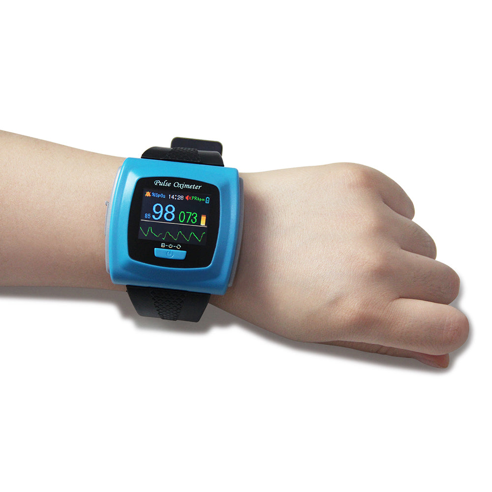 JYTOP CMS50F SpO2 PR PI With USB Interface BT Wrist Pulse Oximete