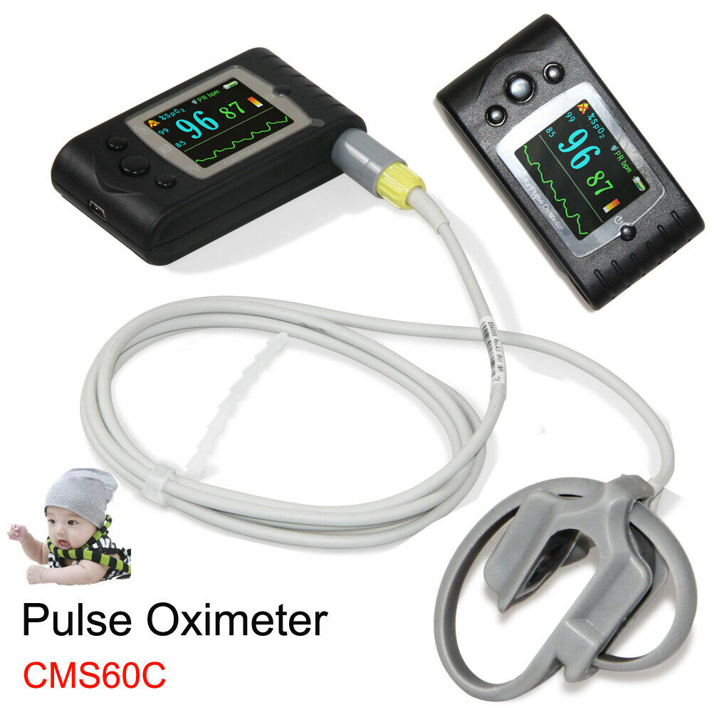 JYTOP CMS60C Infant Fingertip Pulse Oximeter Child Oxigen SPO2 PR HR Oximiter Neonatal Monitor Blood Oxygen Software