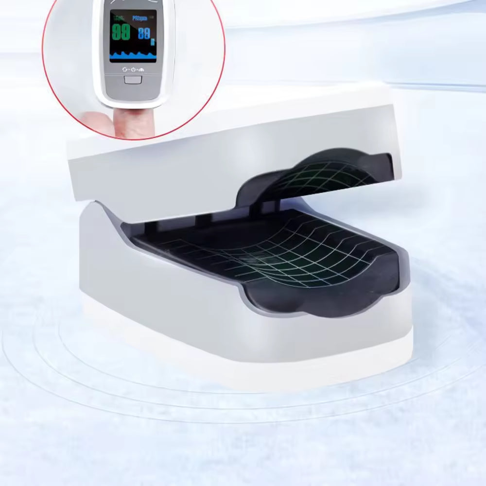 JYTOP Digital Pulse Oximeter One Button Operation Built-In Battery CE Certified Large OLED Display Easy for Daily Health Monitoring