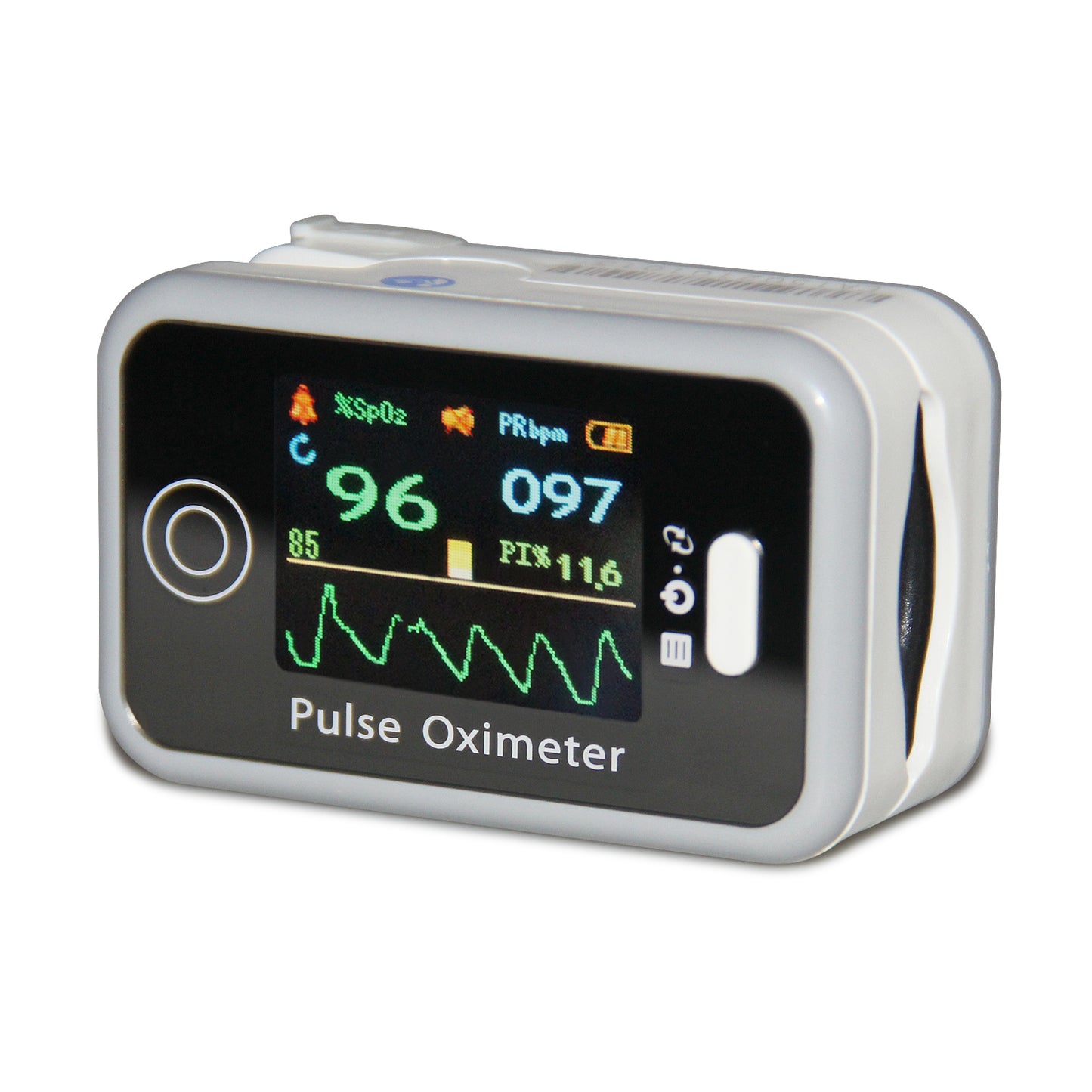 JYTOP CMS50H Portable Oxygen and Pulse Rate Oximeter Finger Oximeter with Color Display CE