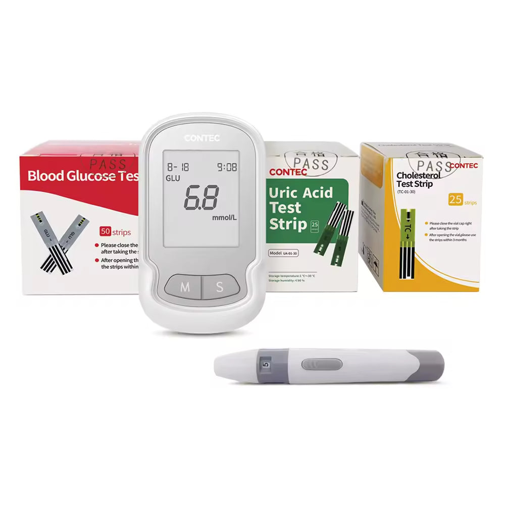 JYTOP CMS30C Blood Glucose Testing Machine Blood Sugar Monitor Glucometer Glucose Meter Diabetic test Kit