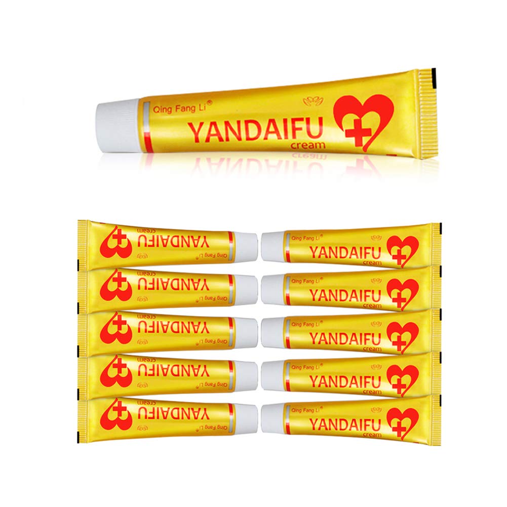 JIAHAO 10 Piece YDF Cream Redness Itchiness Eczema Rosacea Cutitis Skin Health Saver Chinese Herbal Cream