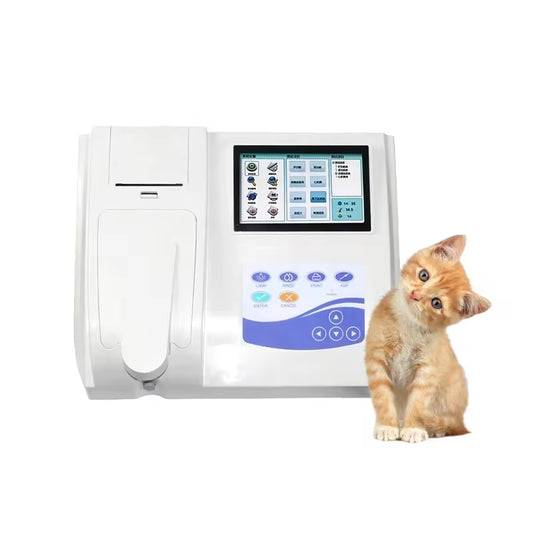 BC300 Veterinary Equipment Semi Automatic VET Bio Chemistry Blood Analyzer