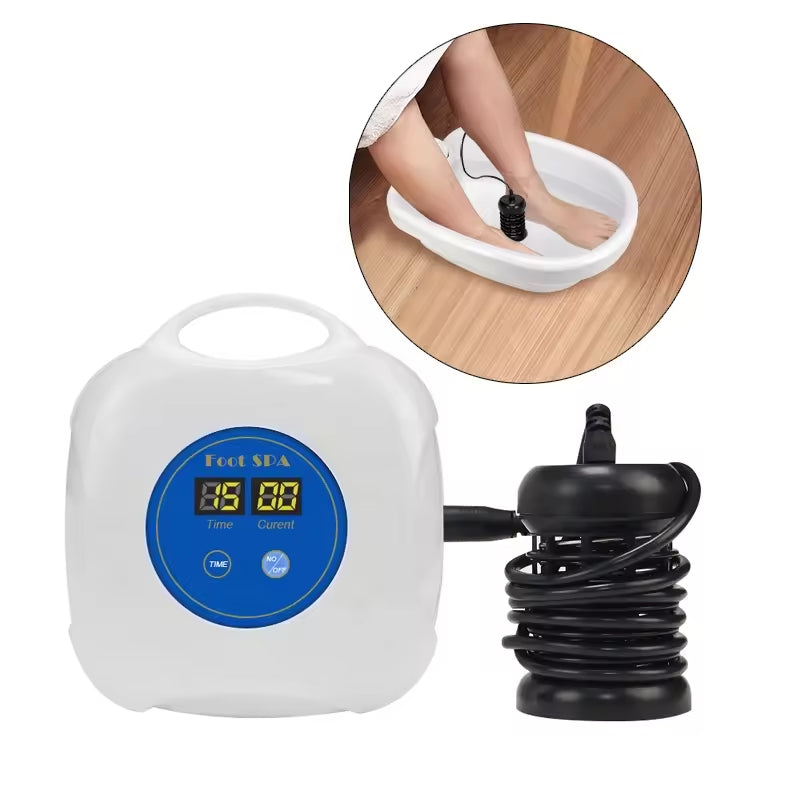JYTOP Home Use Portable Ionic Detox Foot Spa Machine Mini Ionic Foot Bath Machine With Array
