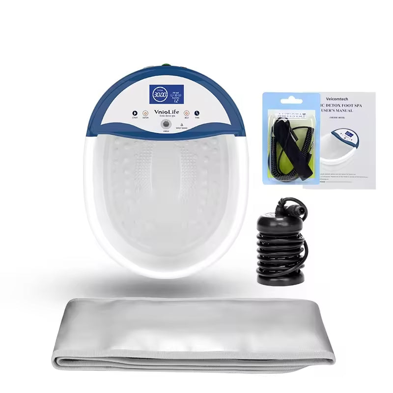 JYTOP 801B Ionic Detox Foot Bath Spa Machine with Infrared Belt Function Spa Wellness Foot Detox Machine With Basin Tub at Home