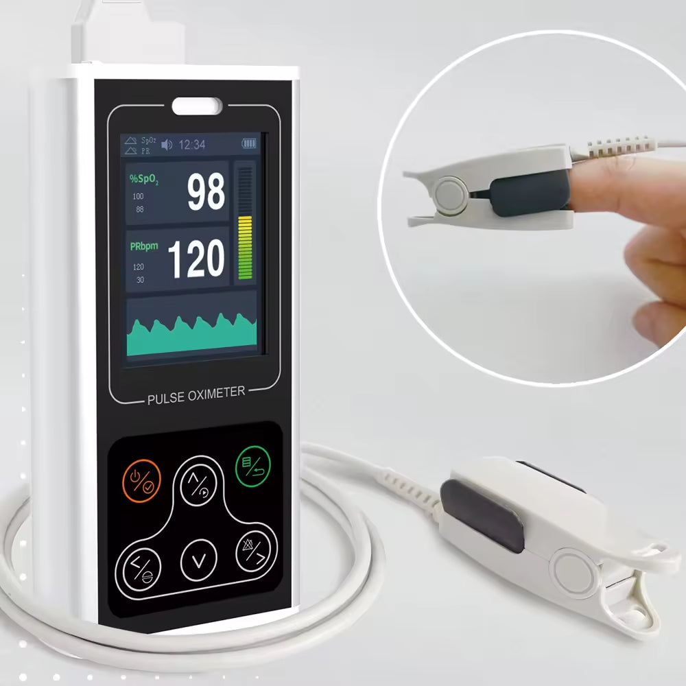 JYTOP CMS60D1 Fingertip Pulse Oximeter Pulse Oxigen Oximiter SPO2 Blood Oxygen Monitor