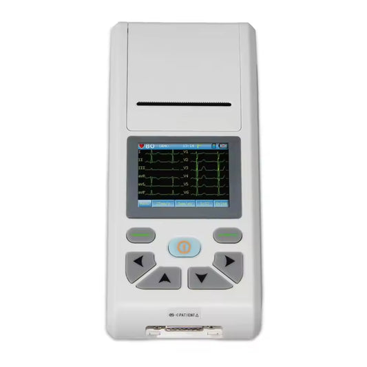 JYTOP ECG90A Ecg 24 Hours Monitor Digital Handheld Portable 12 Lead Holter ECG Machine