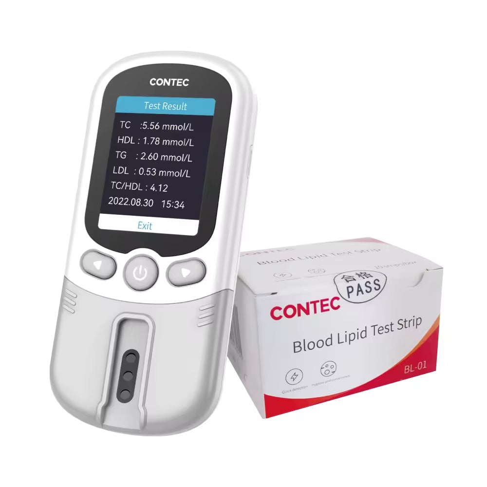 JYTOP CMS40A Electric Blood Analysis Meter for Lipid Test Triglycerides and Glucose Power Source Independent