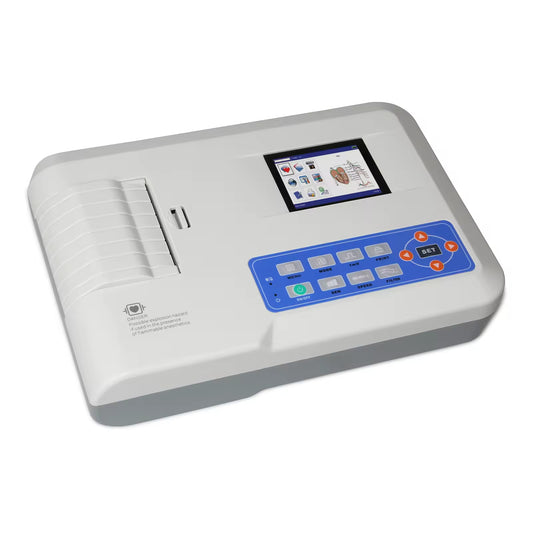 JYTOP ECG300GT Touch Screen 3 Channel 12 Lead ECG Machine Electrocardiogram Ecg Waveform