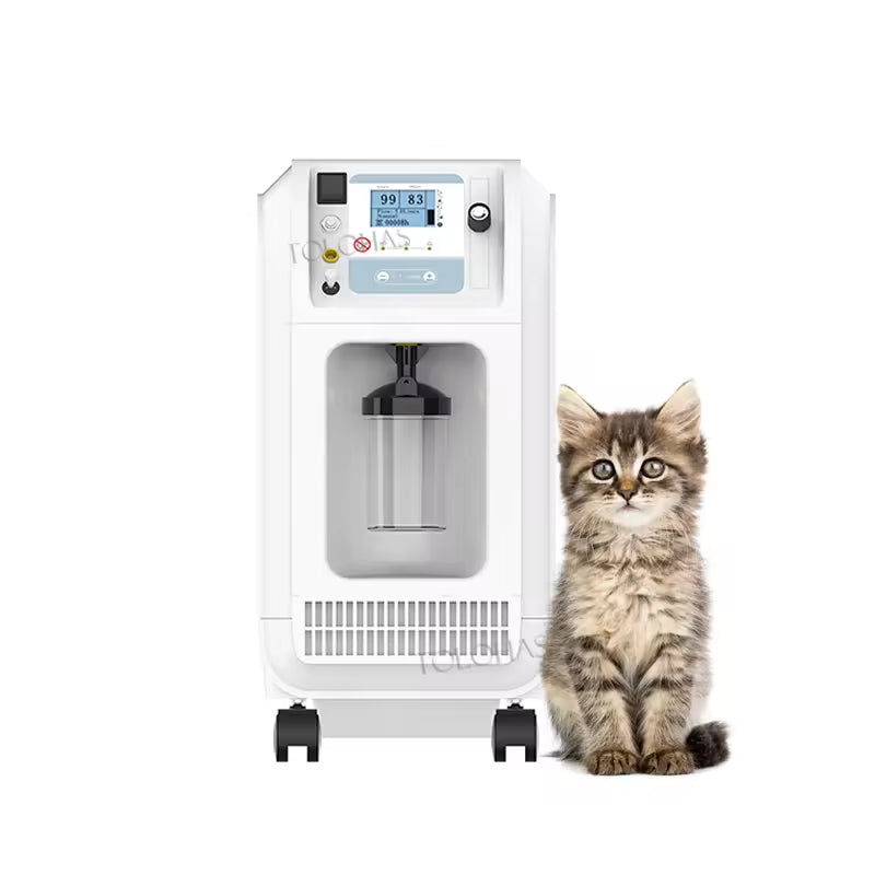 21VET Medical Pet Hospital Use 5L Oxygen Concentrator Portable Vet Oxygen Generator