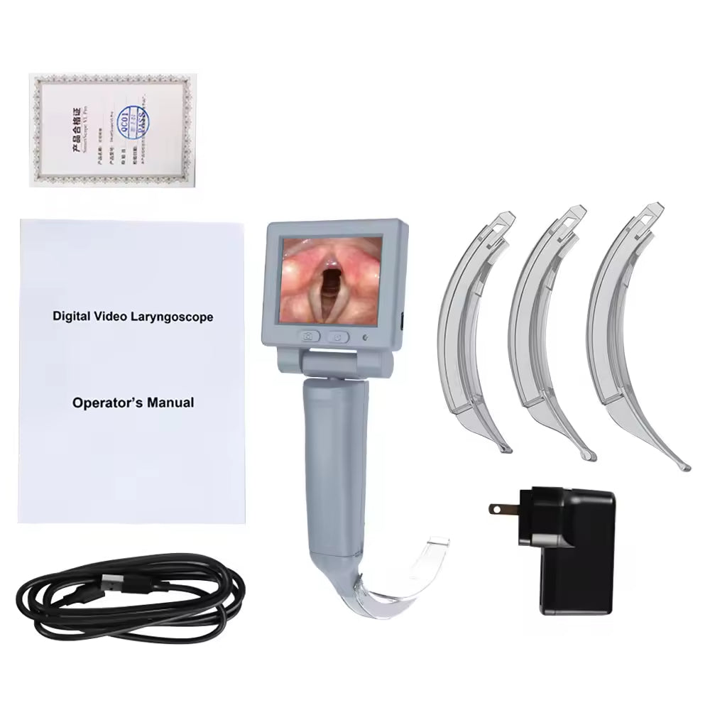 JYTOP CMS-GS2 Reusable Video Laryngoscope Set for Emergency
