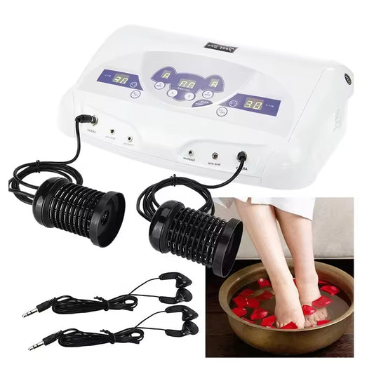 JYTOP 805A Dual User System Ionic Detox Foot Spa Machine Ionic With Mp3