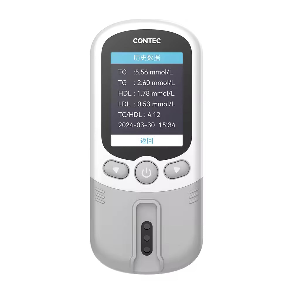 JYTOP CMS40A Electric Blood Analysis Meter for Lipid Test Triglycerides and Glucose Power Source Independent