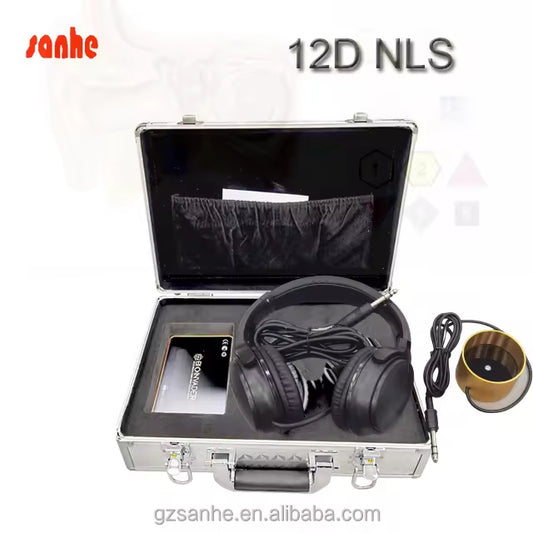 Chakra Acupuncture Analysis Device 12D 25D NLS BIOPLASM Desktop USB Plug Aluminium Body Multi-Language Home Use