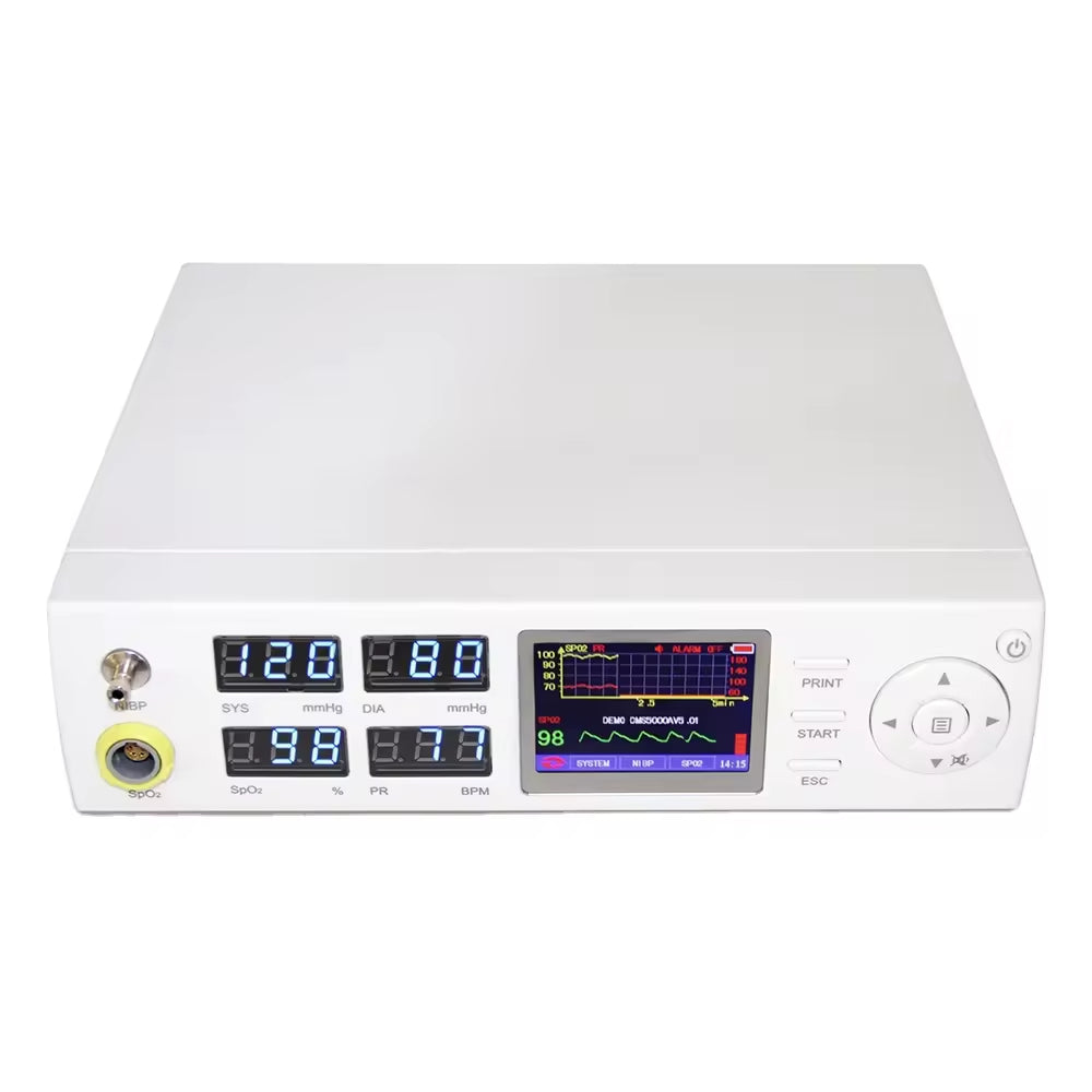 Factory Price Medical Equipment Vital Signs Monitor Hospital Multiparameter Portable Patient Monitor for Human or Veterinary Use