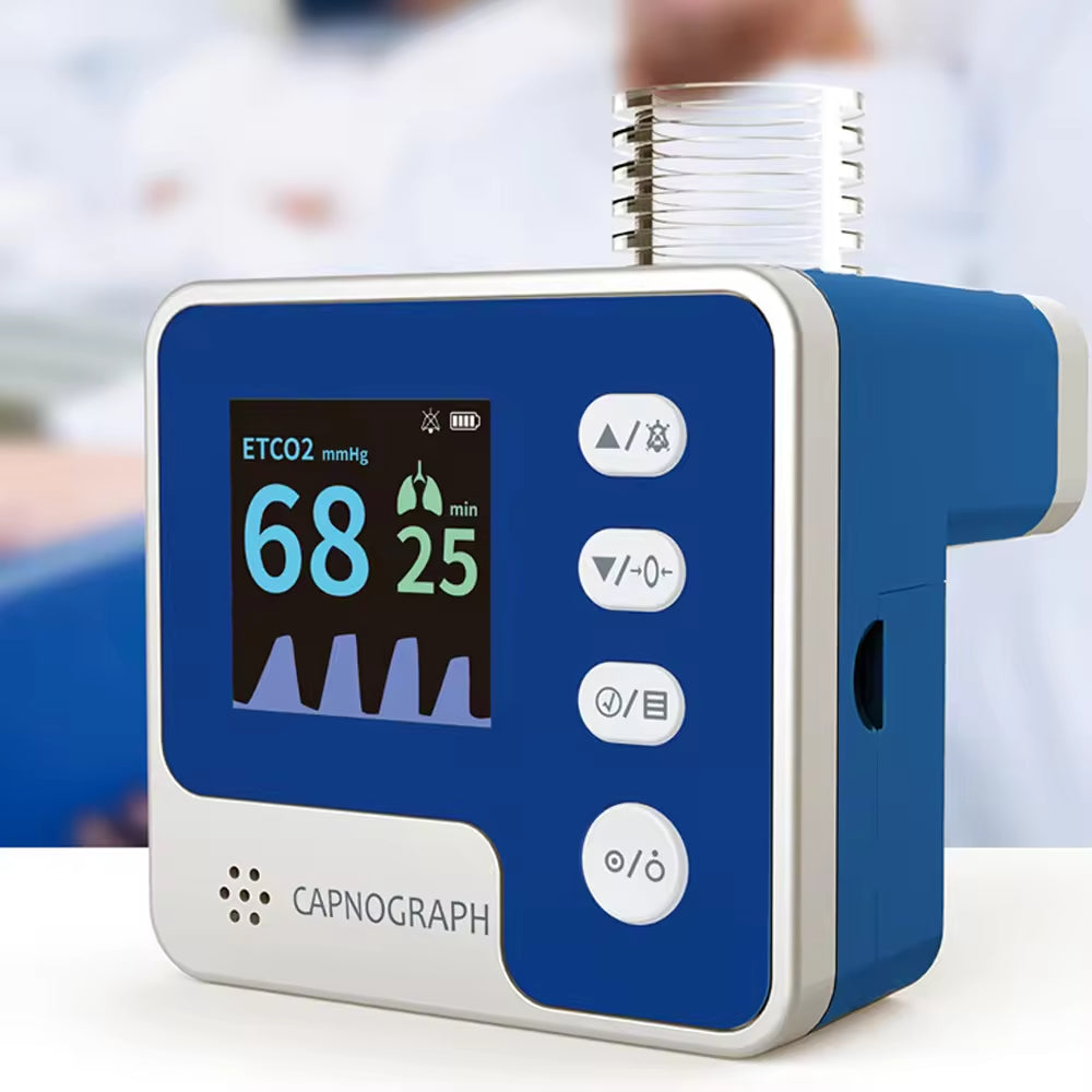 CA10M-VET Veterinary Vital Sign Monitor Capnograph Portable Etco2 Capnograph Monitor