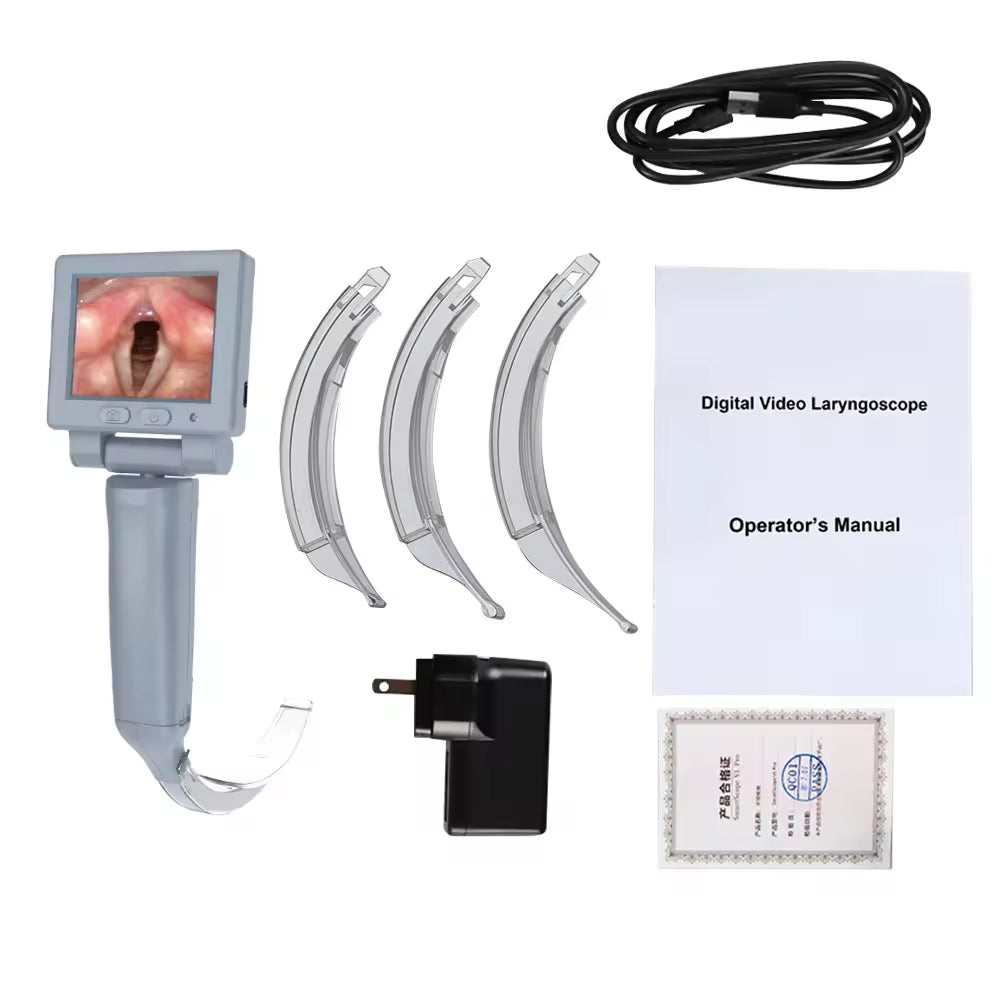 JYTOP CMS-GS2 Reusable Video Laryngoscope Set for Emergency