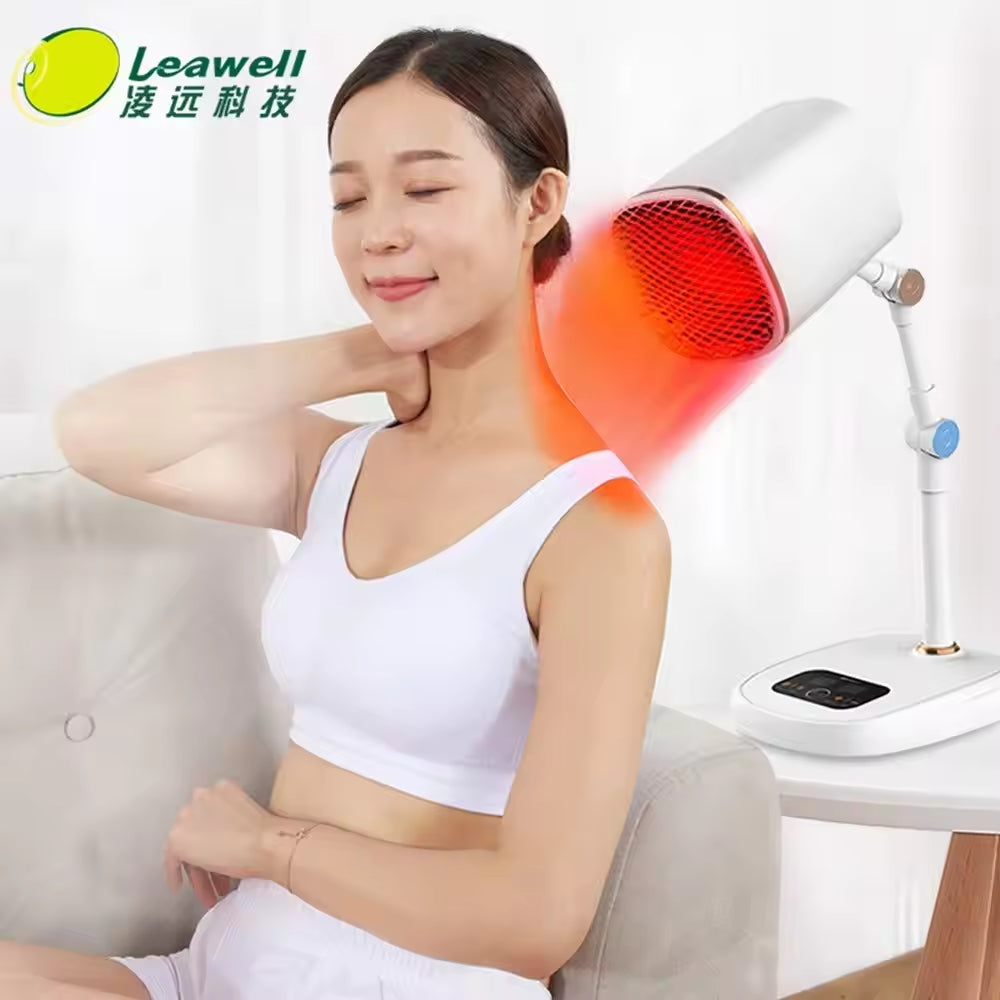 JYTOP 150W Desktop Infrared Lamp for Pain Relief Medical Therapy Equipment with 0.6m-2.5m Wavelength and 1-99 Min Timer