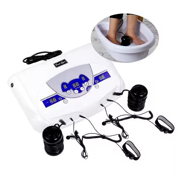 JYTOP 805A Dual User System Ionic Detox Foot Spa Machine Ionic With Mp3