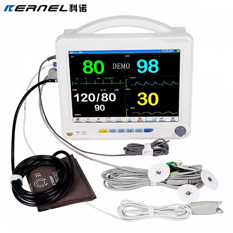 JYTOP KN-601C CE Certificate Patient Monitor Patient Monitor Ecg Spo2 Nibp Multiparameter Veterinary Patient Monitor