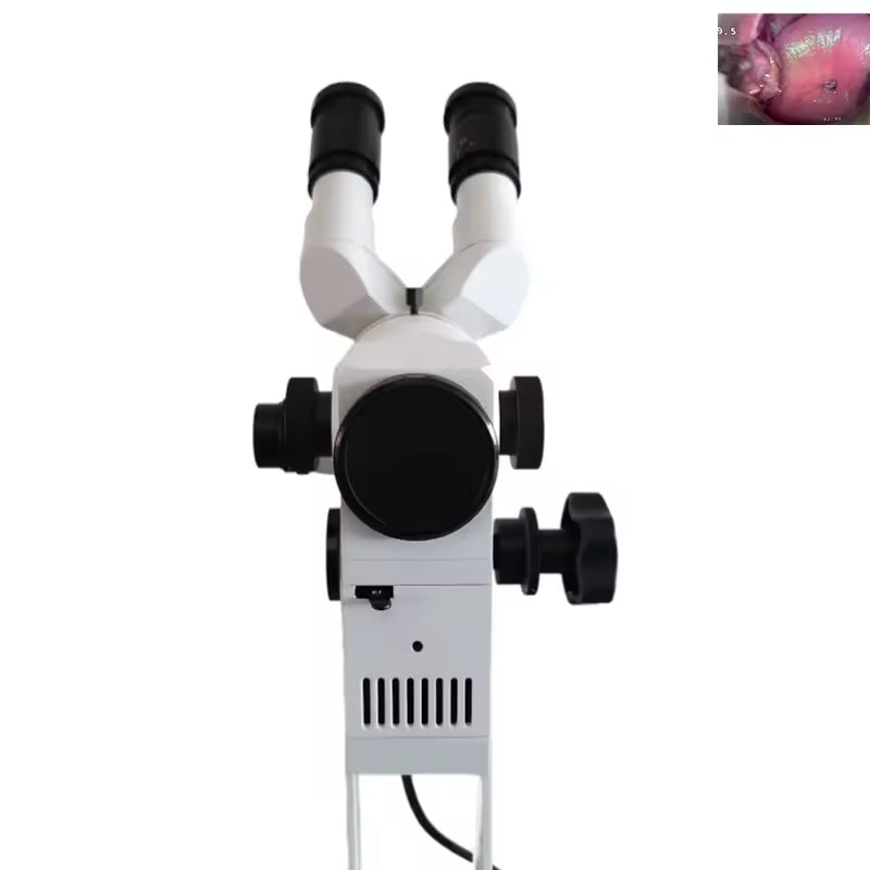 JYTOP KN-2200B Full HD Green Filter Binocular Microscope Video Optical Colposcope for Gynecology Colposcopy