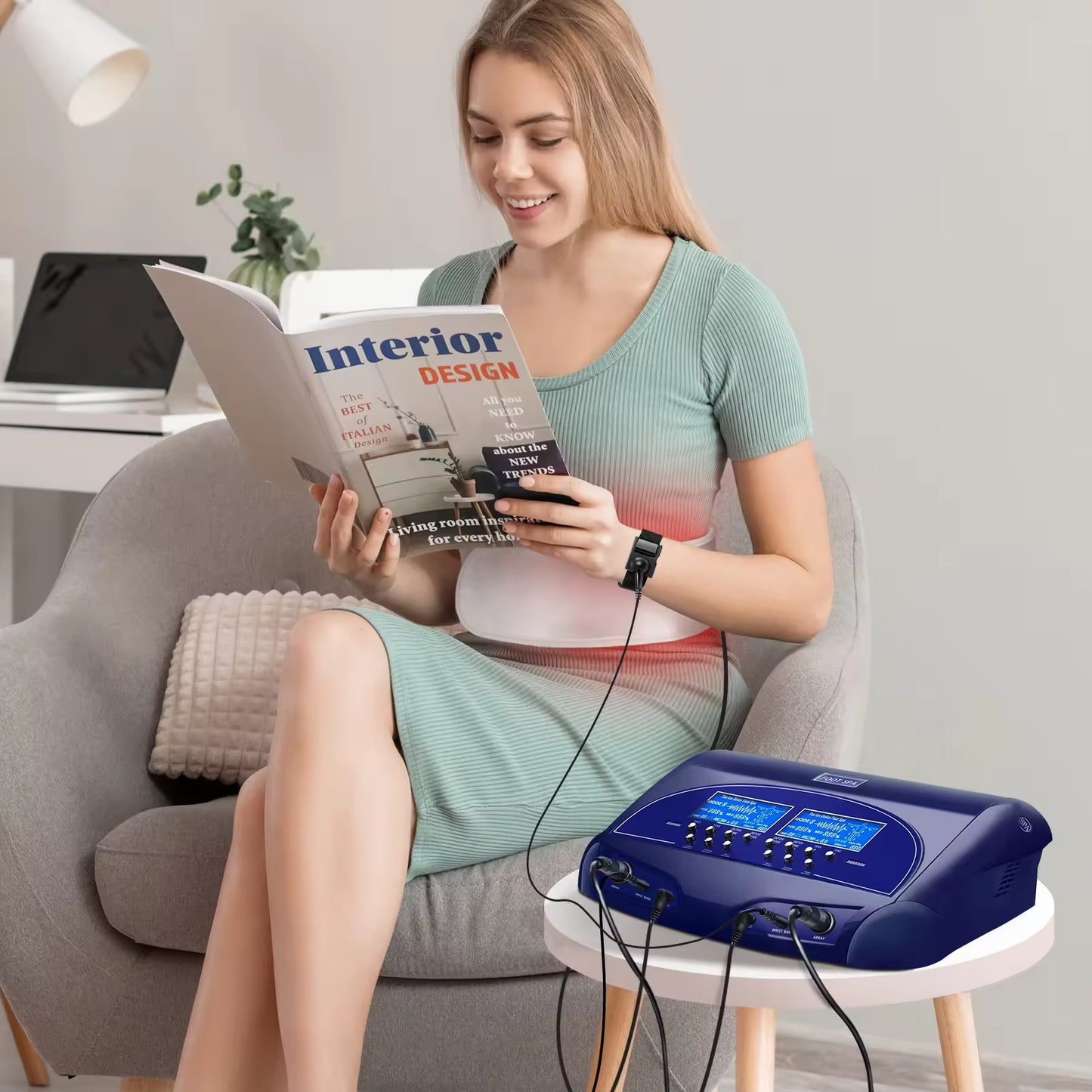 JYTOP Ionic Professional Cell Detox Machine Ion Foot Bath Spa Cleanse