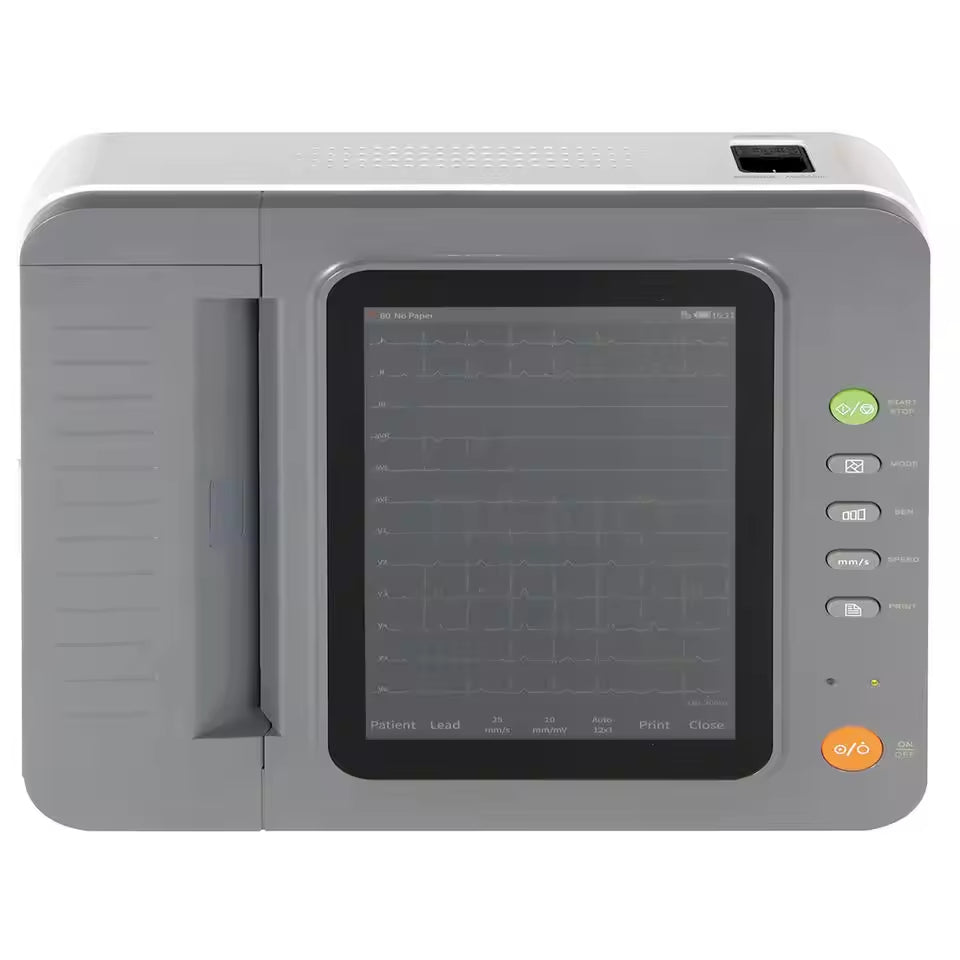 JYTOP E12 Ecg Monitor Digital Electrocardiograma Portatil 12 Canales