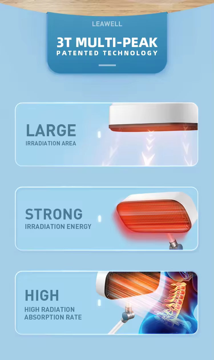 JYTOP Medical Home Use Infrared Therapy Lamp Portable Physical Therapy Equipment for Body and Arthritis Pain Relief