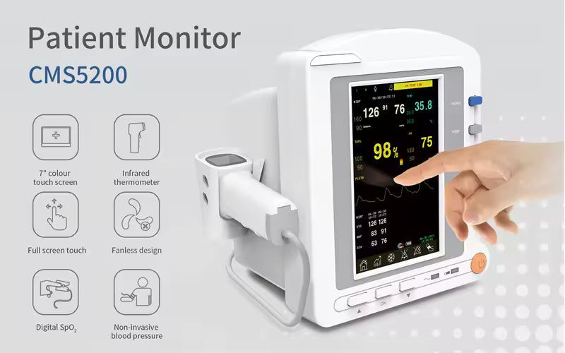 JYTOP CMS5200 New Design Medical Hospital ICU Patient Monitor