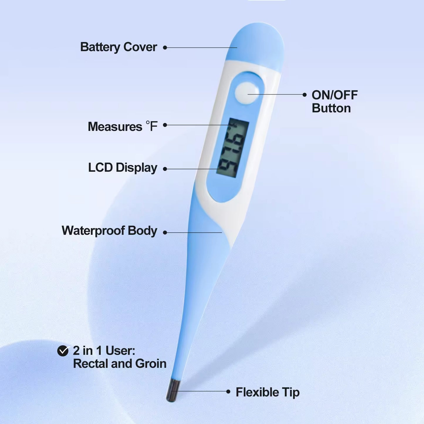JYTOP T15S Digital Thermometer Baby Thermometer Home Use