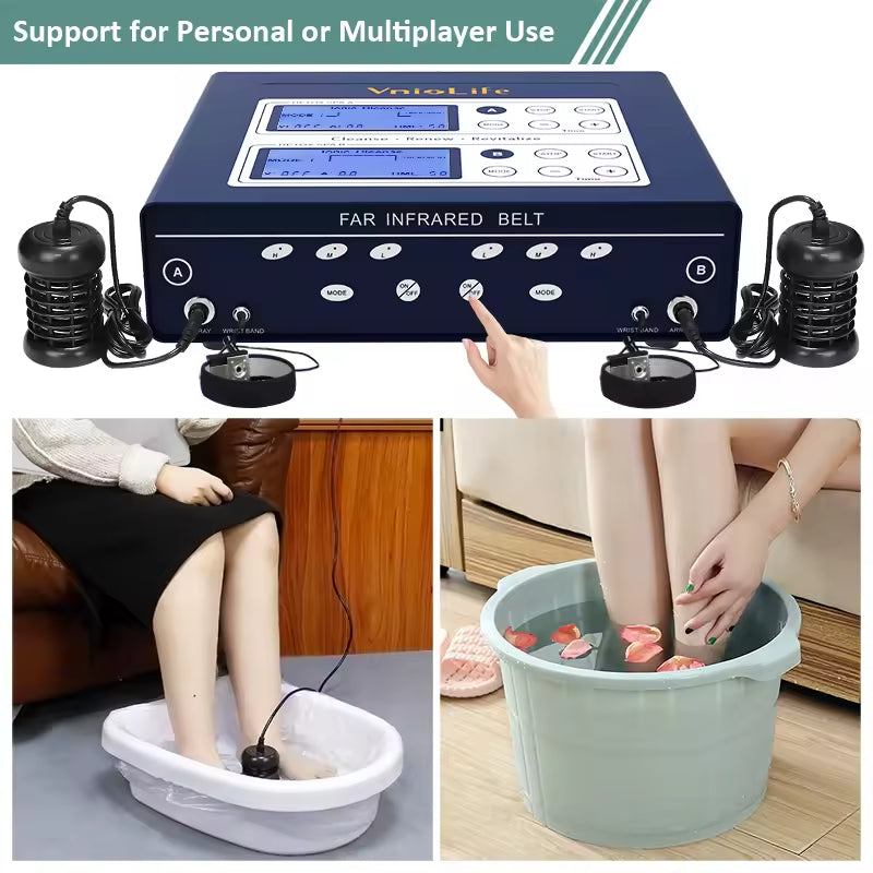 JYTOP Latest Dual Ion Life Detox Machine HK809 for Spa Beauty