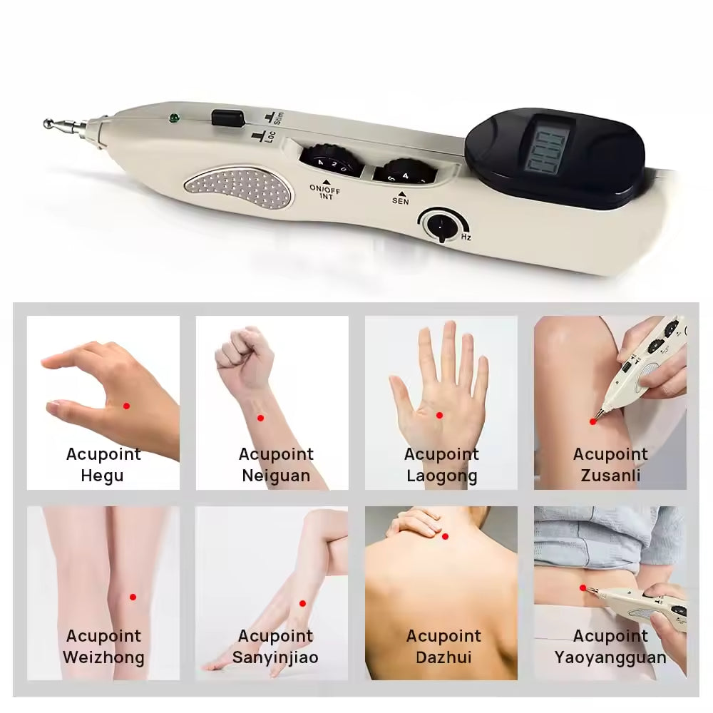 JYTOP Electroacupuncture Device Magnetic Accupressure Therapy Pain Massage Gone Pen Acupuncture Point Locator Pencil